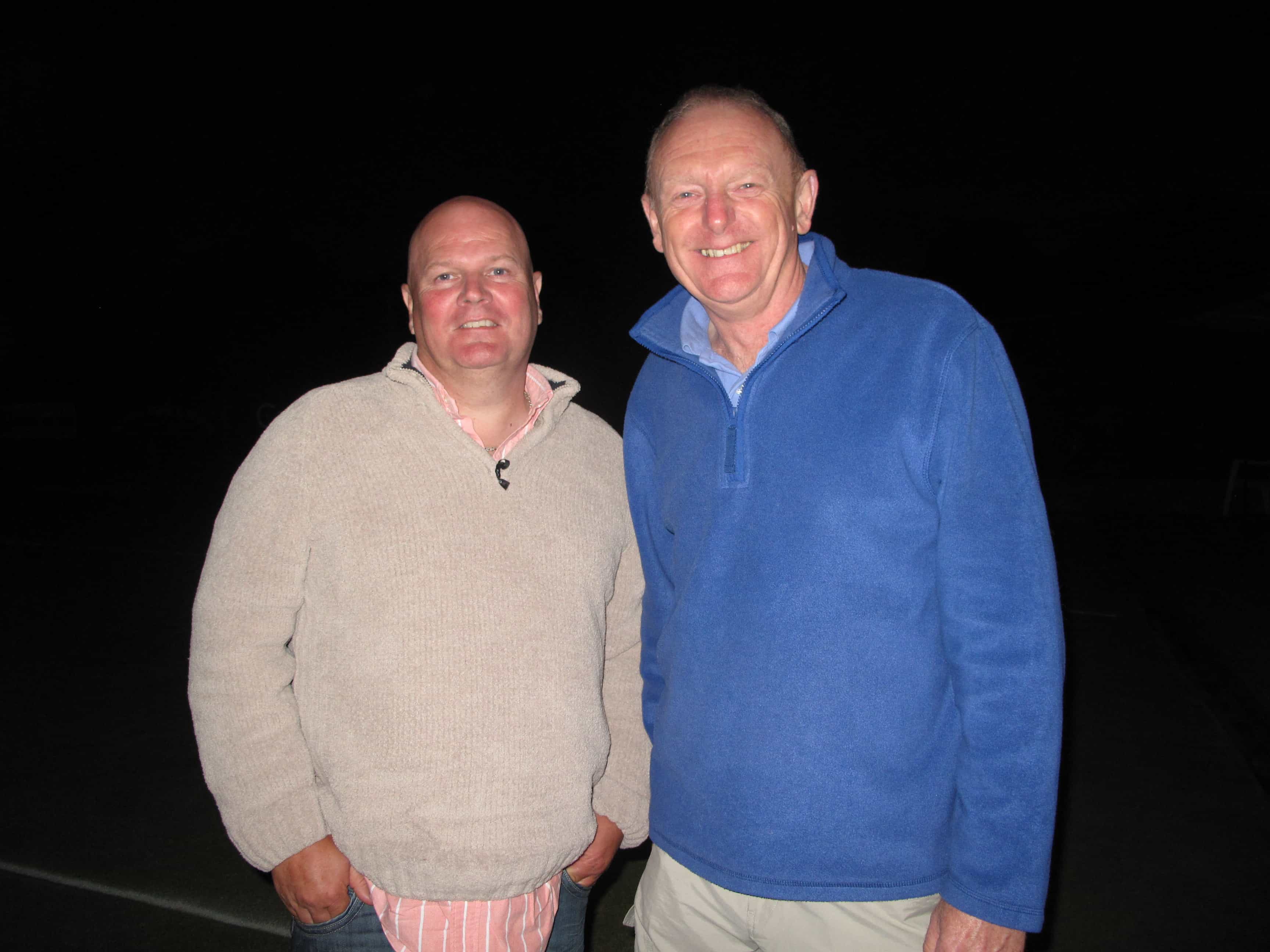 Tony Kershaw and Mike Kewley - Kidneys For Life patients.
