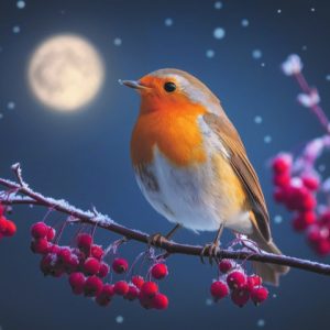 Moonlit Robin