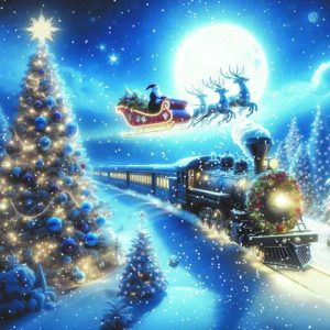 Moonlit Train