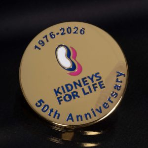 KFL 50th anniversary pin badge