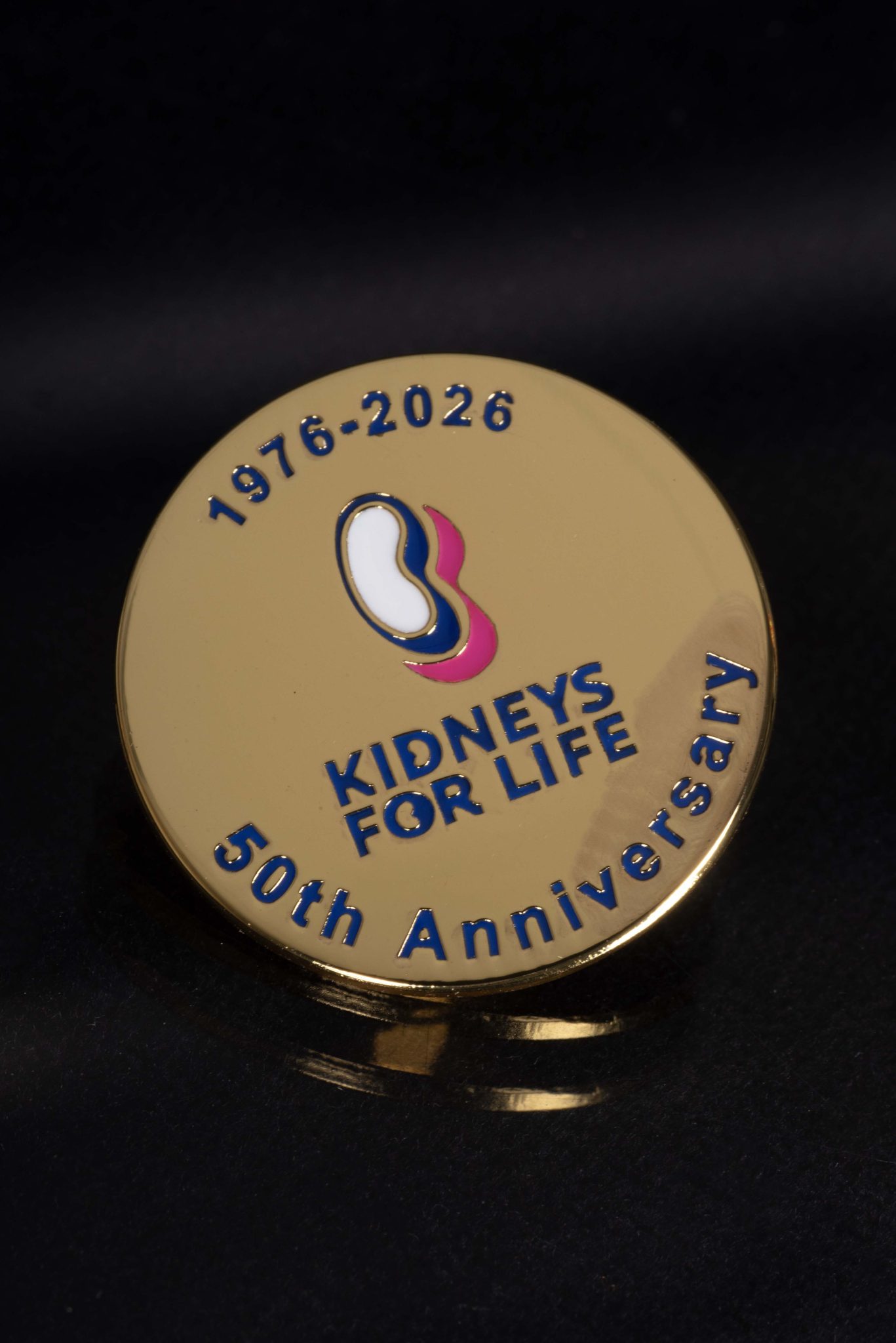 KFL 50th anniversary pin badge